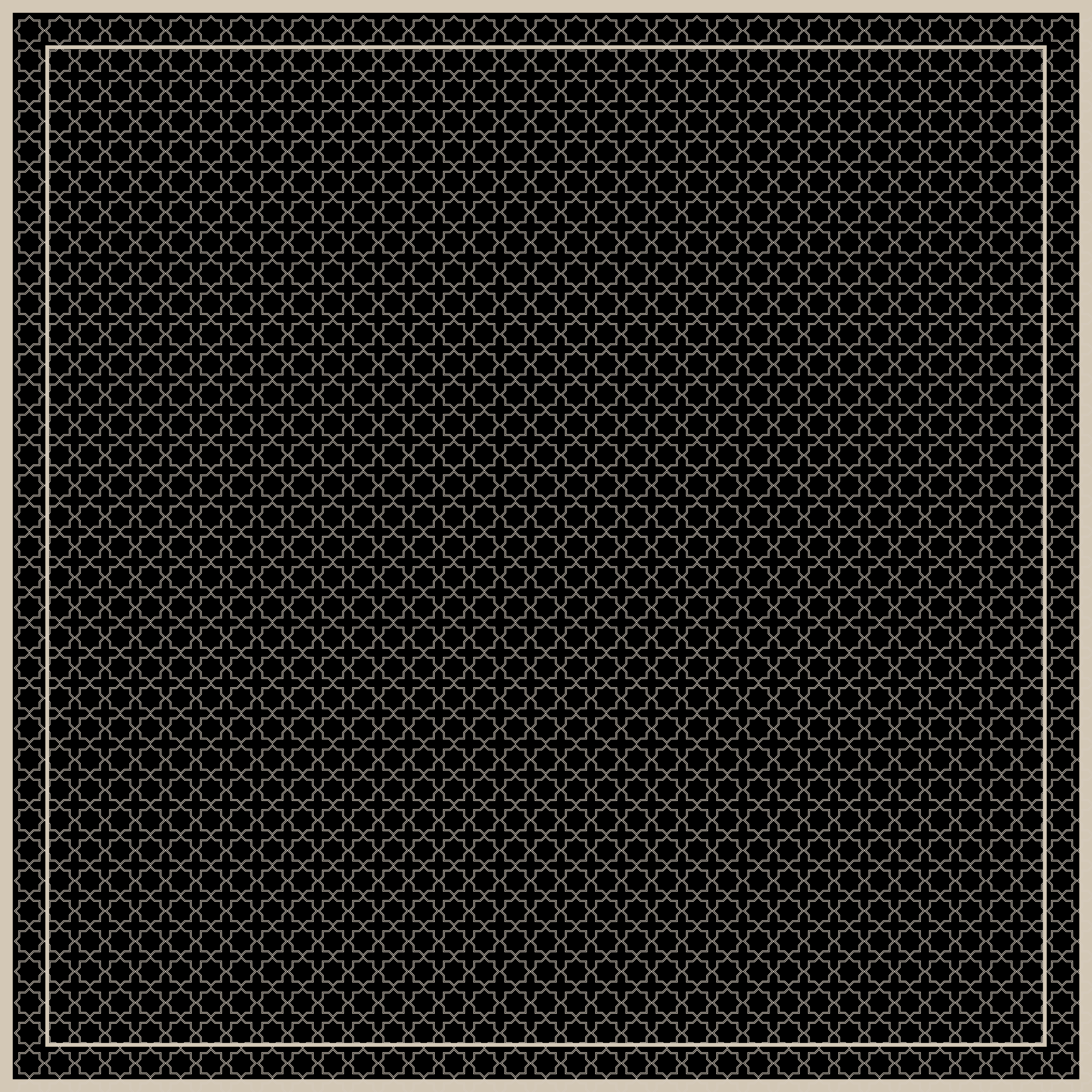 CARRE SATIN IMPRIME MAGHREB