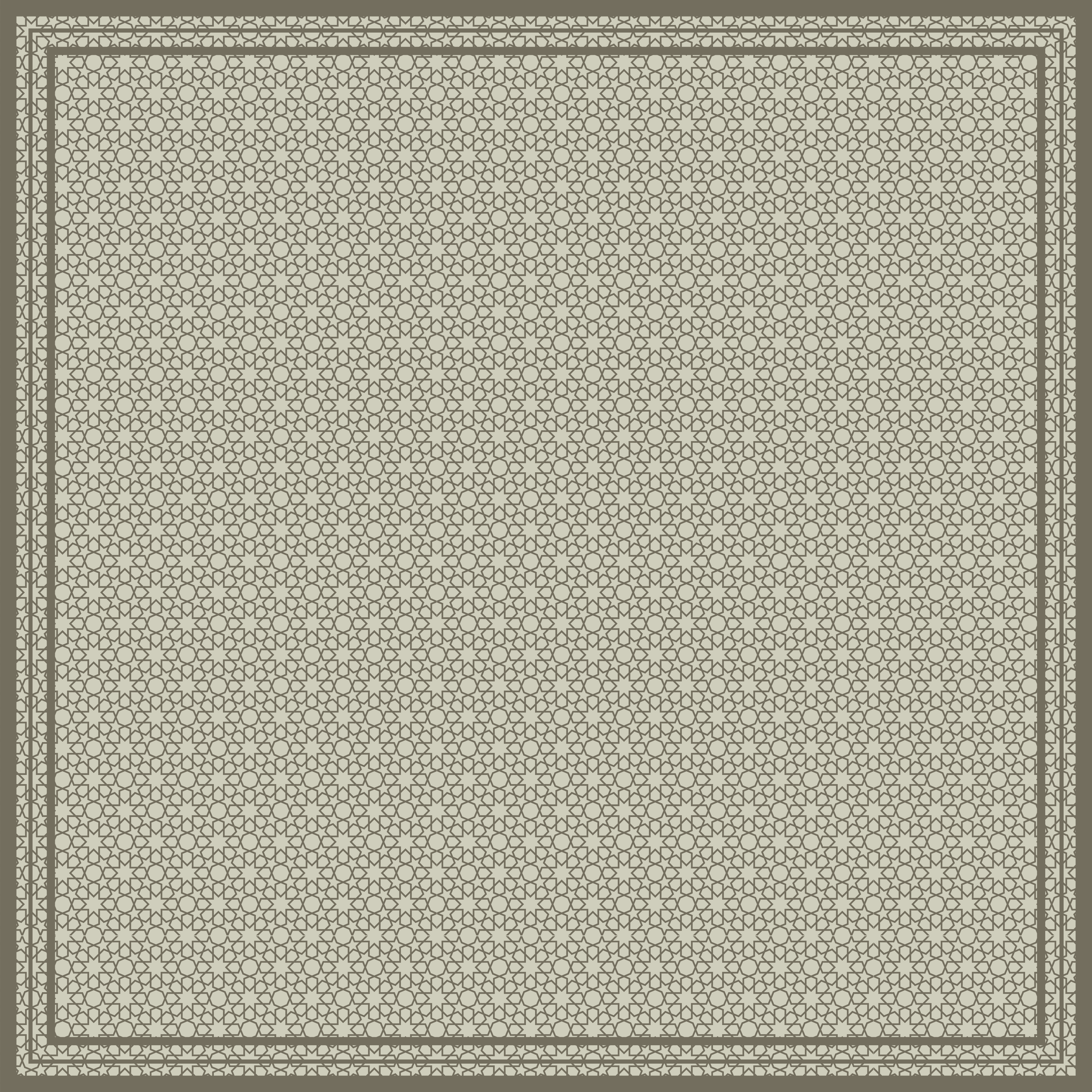 CARRE SATIN IMPRIME MAGHREB