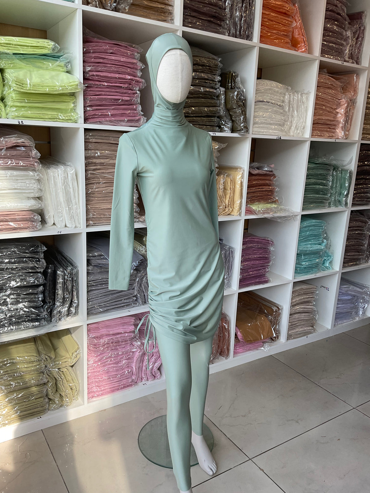 BURKINI VERT CLAIR