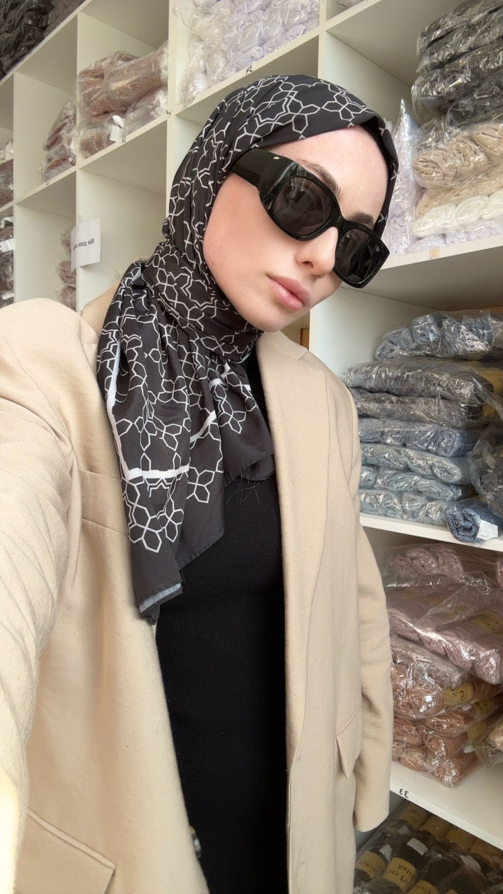 CARRE SATIN IMPRIME MAGHREB