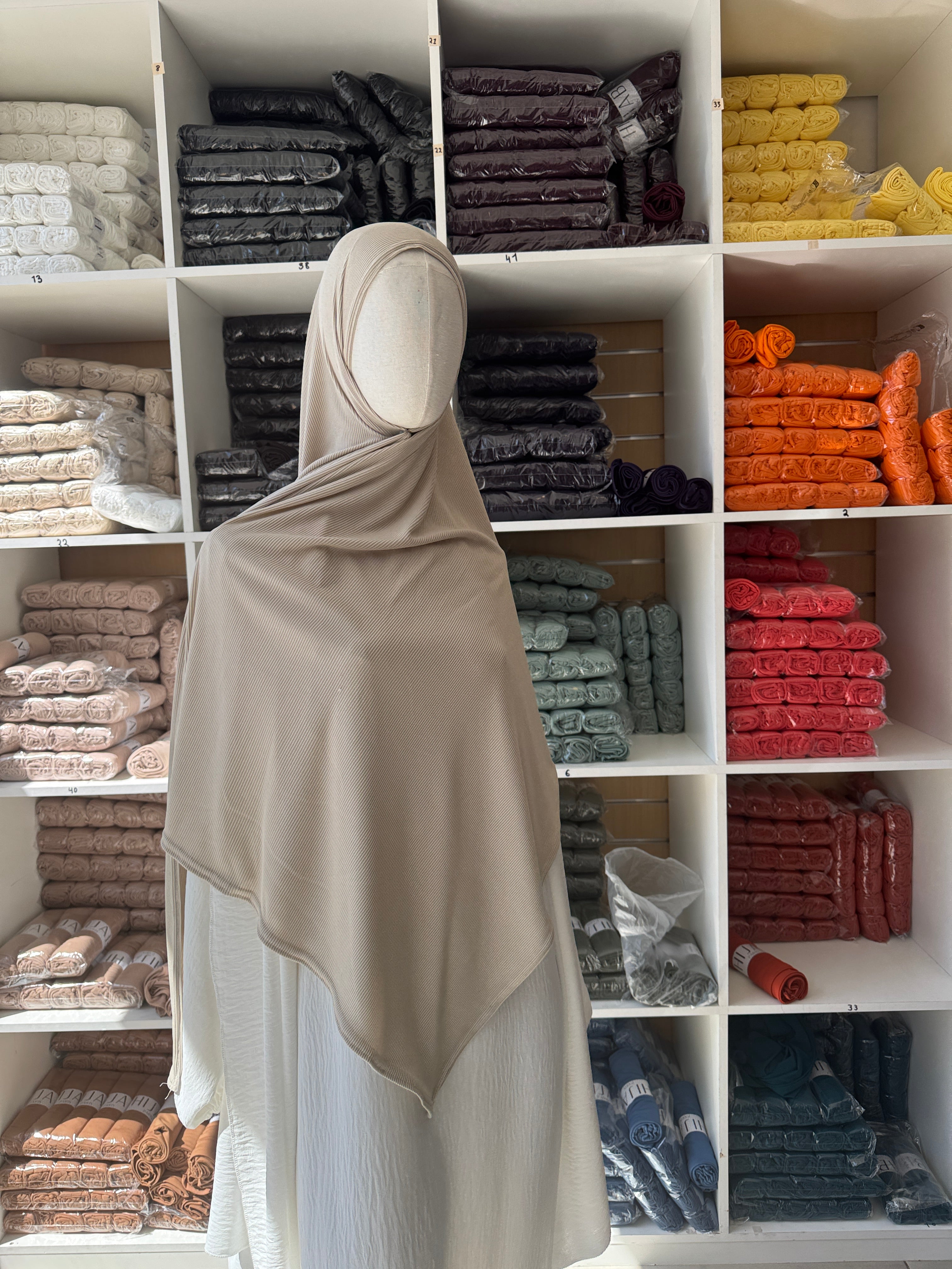 HIJAB JERSEY A RAYURES