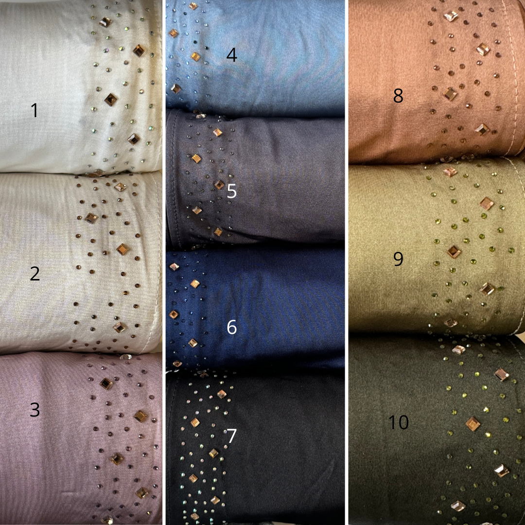 HIJAB JERSEY LUX STRASS (x5)
